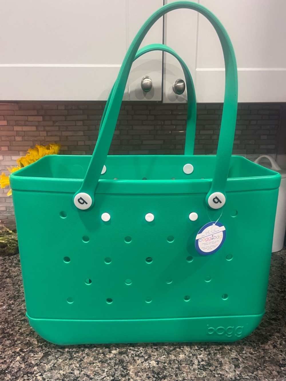 Bogg Bag Original large beach and pool tote  in green